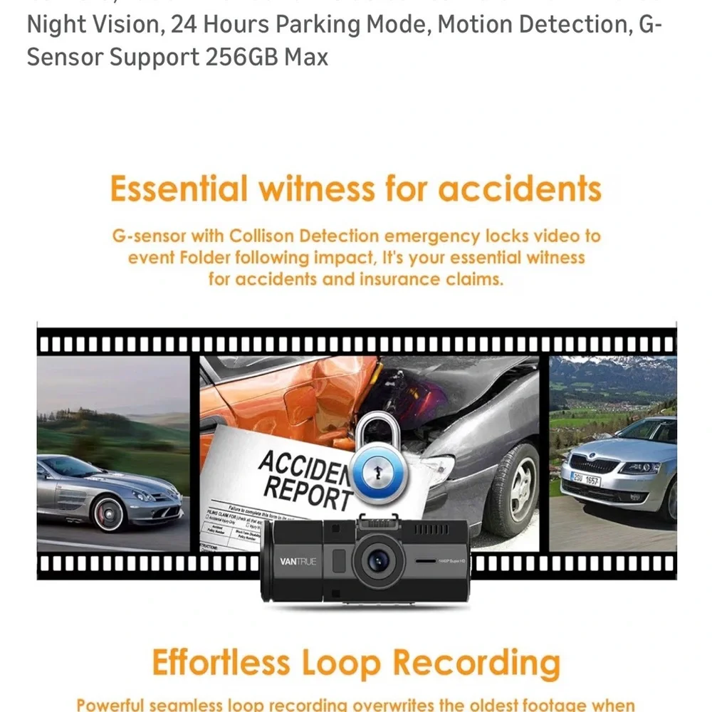 OnDash N2 Pro Dash Cam - Black